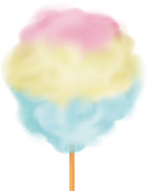 Cotton Candy Illustration